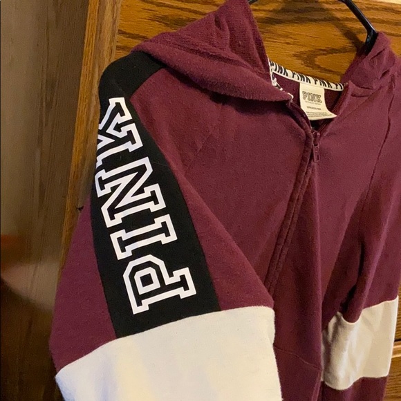 PINK Zip up hoodie - Picture 2 of 3